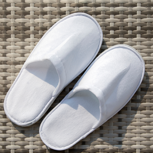 Upgrade Your Guest Experience with Our 5 Pack Disposable Hotel Slippers