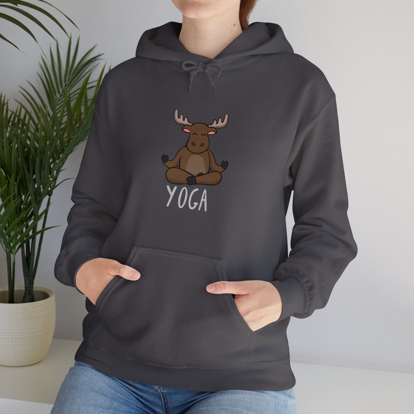 Yoga Moose Hoodie Sweatshirt