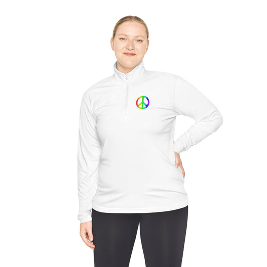 Rainbow Serenity Quarter-Zip Shirt Pullover