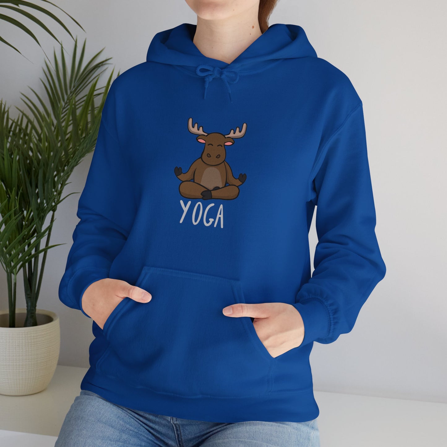 Yoga Moose Hoodie Sweatshirt