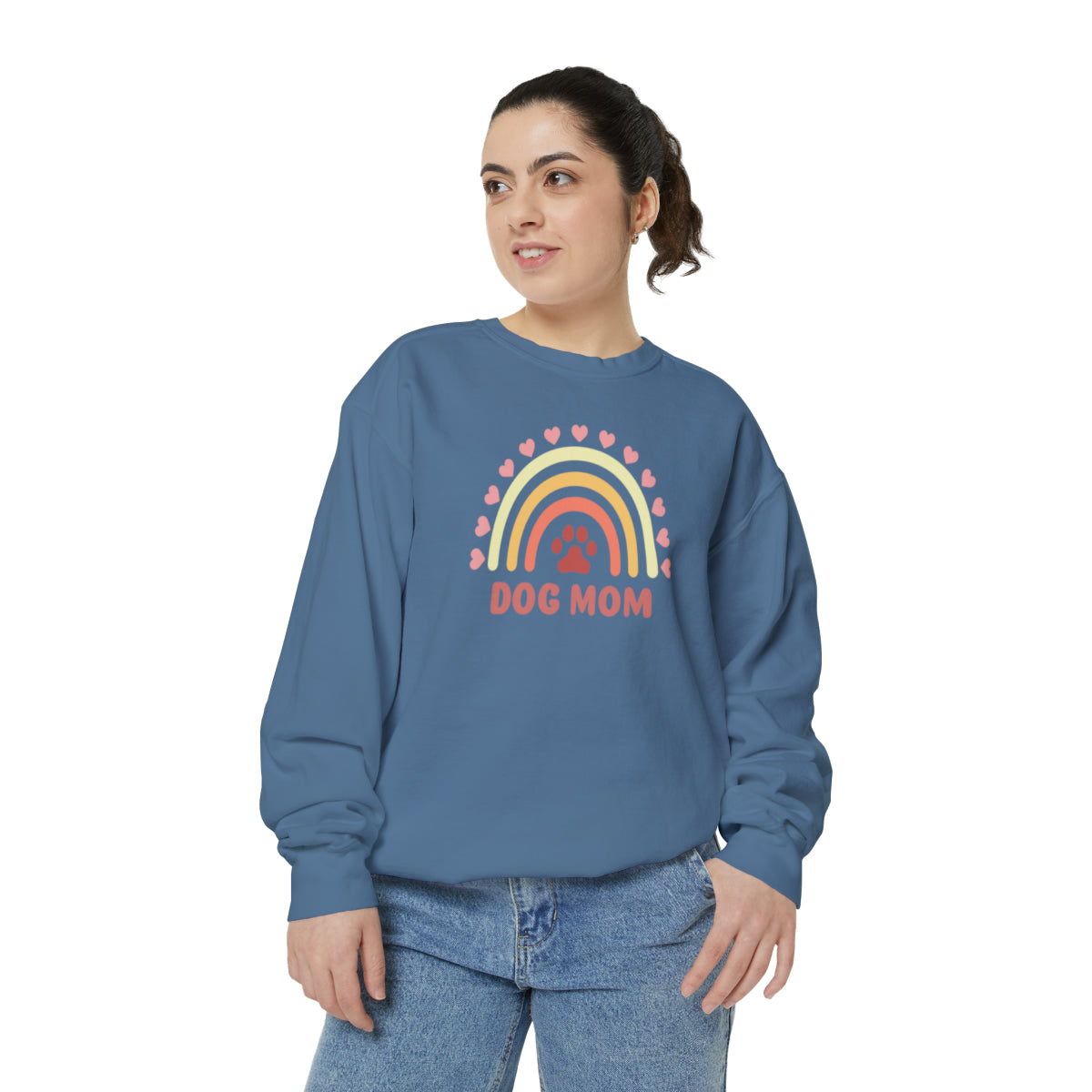 Dog  Mom Rainbow Sweatshirt