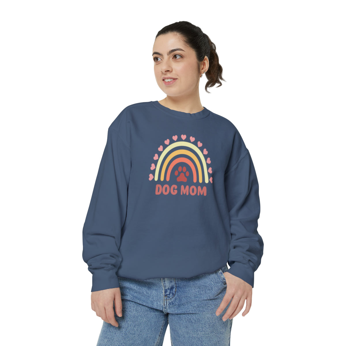 Dog  Mom Rainbow Sweatshirt