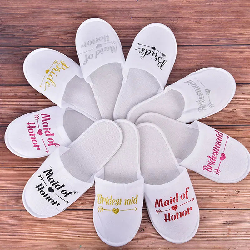 Wedding Party Slippers