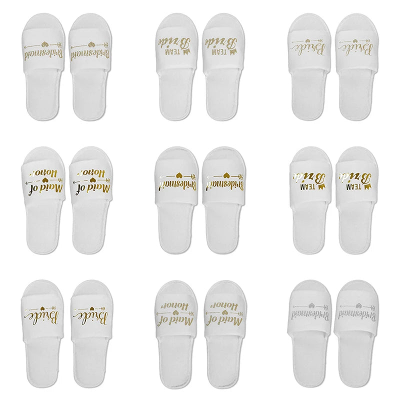 Personalized Wedding Slippers