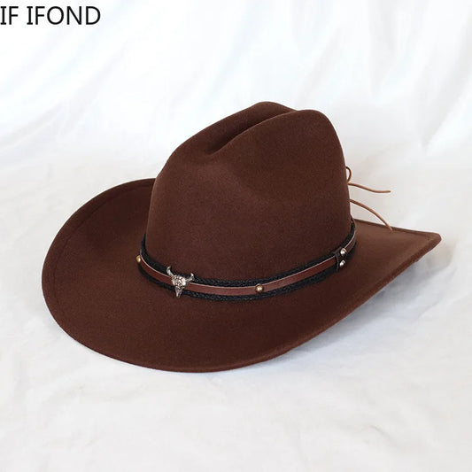 Unisex Vintage Western Hat