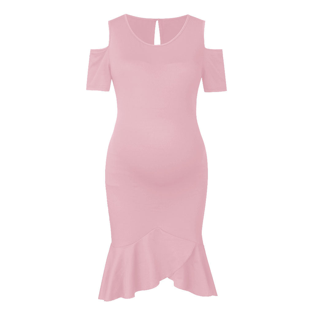 Baby Pink Maternity Dress