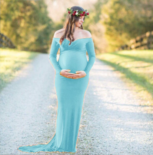 Black Tie Maternity Gown